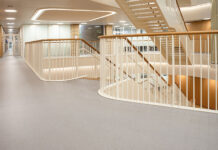 Altro Walkway 20 safety flooring used to create flowing, natural spaces