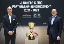 Junckers and FIBA announce long-term partnership