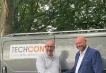 Hull industrial flooring specialists enter soft flooring market Left to right: Roy Clark and Nick Wiles