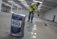 Subfloor preparation in industrial settings
