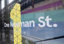 Ventilated entrance matting for high-end offices in London