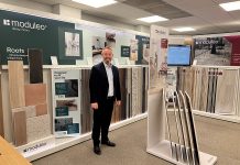 Sainsbury & Sons Flooring & Furniture updates Moduleo in-store displays with new Roots collection