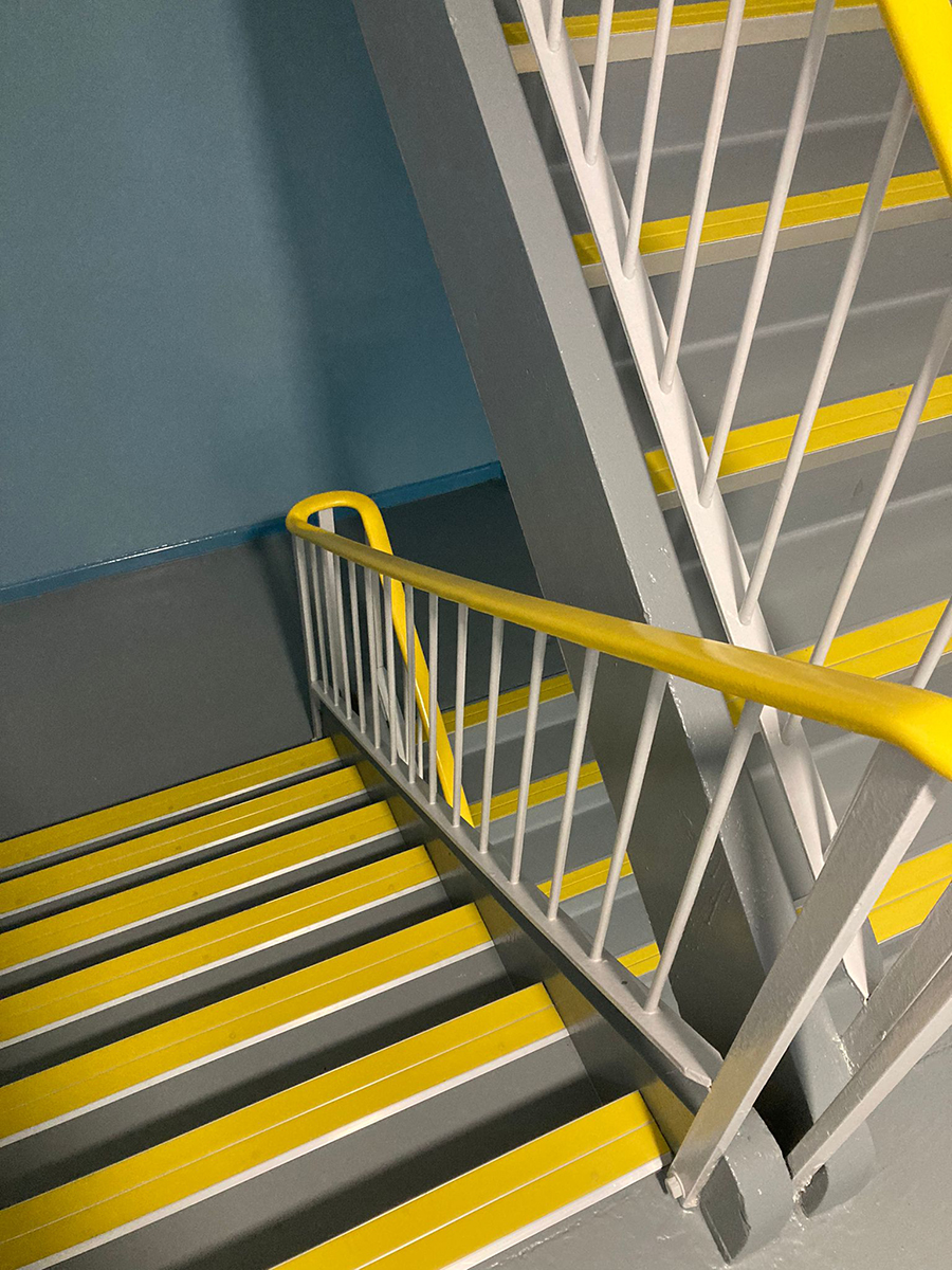 Morleys transforms Silcox road flats with improved stair nosings for