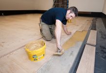 F BALL provides systems for wood floorcovering installations
