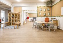 School upgrades with Isafe 70 vinyl safety flooring from IVC Commercial