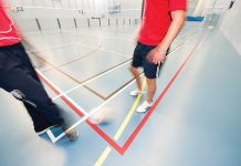 F Ball helps resolve subfloor failure to deliver high-performance sports hall finish