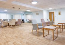 American Oak wood design chosen by retirement housing residents in Bridgend