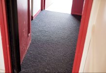 Flooring donated to clubhouse refurb