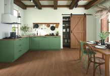 ‘Feel-good flooring with double water protection’