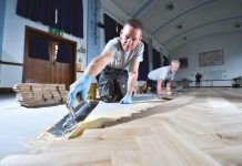 Wood flooring adhesive products help with A* refurbishment at Staffordshire school