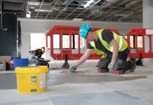 Installing floorcoverings over raised access panels