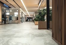 Opus by Karndean Designflooring ‘combines nature-inspired design withbuilt-in slip safety’