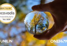Unilin achieves EcoVadis gold medal and joins top 5% worldwide