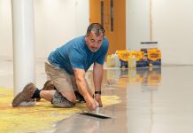 F Ball products used in gift shop refurb